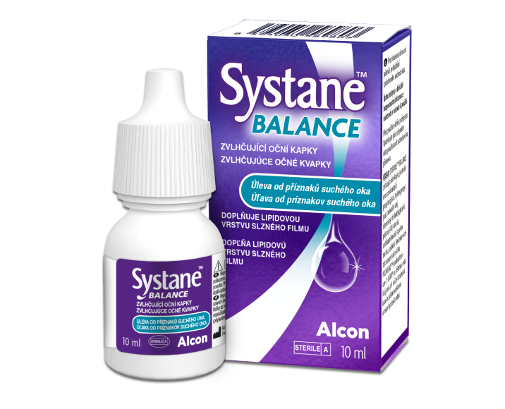 Systane® BALANCE pre dlhotrvajúcu úľavu od suchých očí a ochranu proti vyparovaniu sĺz